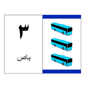 Flashcards FLCD4 Arabic Numbers, 1-15
